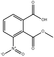 2-(甲氧羰基)-3-硝基苯甲酸,6744-85-0,结构式