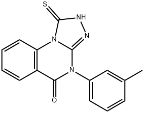 1-MERCAPTO-4-(3-METHYLPHENYL)[1,2,4]TRIAZOLO[4,3-A]QUINAZOLIN-5(4H)-ONE|1-巯基-4-(间甲苯基)-[1,2,4]三唑并[4,3-A]喹唑啉-5(4H)-酮