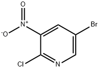5-Bromo-2-chloro-3-nitropyridine Struktur