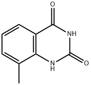 2,4-二羟基-8-甲基喹唑啉, 67449-23-4, 结构式