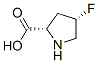 (2S,4S)-4-Fluoropyrrolidine-2-carboxylic acid Struktur