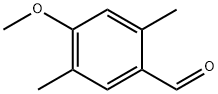 4-メトキシ-2,5-ジメチルベンズアルデヒド 化学構造式