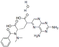 メトトレキサート水和物 化学構造式