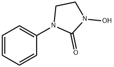 1-Hydroxy-3-phenyl-2-imidazolidone Struktur
