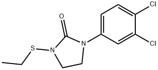 1-(3,4-Dichlorophenyl)-3-(ethylthio)imidazolidin-2-one Struktur