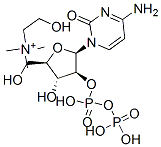 1 beta-D-arabinofuranosylcytosine diphosphate choline,67463-73-4,结构式