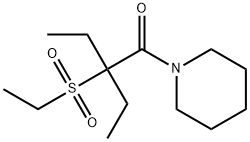 1-(Ethylsulfonyl)-1-ethylpropylpiperidino ketone,67465-28-5,结构式