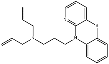 10-(3-Diallylaminopropyl)-10H-pyrido[3,2-b][1,4]benzothiazine 结构式