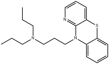 10-(3-Dipropylaminopropyl)-10H-pyrido[3,2-b][1,4]benzothiazine 结构式