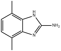 1H-Benzimidazol-2-amine,4,7-dimethyl-(9CI) Struktur