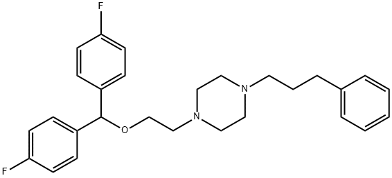 Vanoxerine Struktur