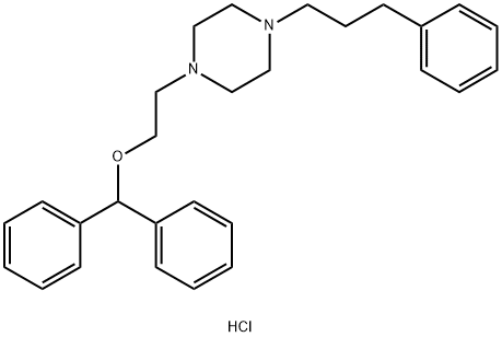1-(2-DIPHENYLMETHOXYETHYL)-4-(3-PHENYLPROPYL)PIPERAZINE DIHYDROCHLORIDE