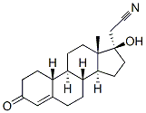 17 alpha-cyanomethyl-19-nortestosterone Structure