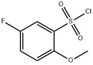 5-フルオロ-2-メトキシベンゼンスルホニルクロリド 化学構造式