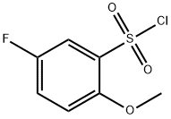 5-氟-2-甲氧基苯磺酰氯 结构式