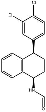 (1R,4R)-N-ForMyl-N-desMethyl Sertraline Struktur
