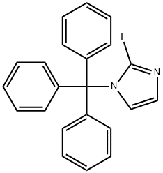 2-碘-1-三苯甲基-1H-咪唑, 67478-46-0, 结构式