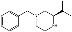 (3R)-3-(1-甲基乙基)-1-(苯甲基)-哌嗪, 674791-94-7, 结构式