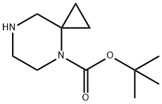 4,7-DIAZA-SPIRO[2.5]OCTANE-4-CARBOXYLIC ACID TERT-BUTYL ESTER Structure