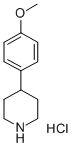 4-(4-甲氧基苯基)哌啶, 6748-48-7, 结构式