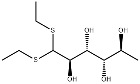 L-鼠李糖缩二乙硫醇,6748-70-5,结构式