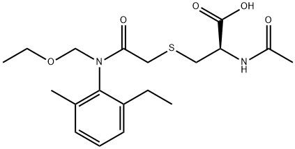 乙草胺代谢物 结构式