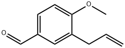3-アリル-4-メトキシベンズアルデヒド 化学構造式