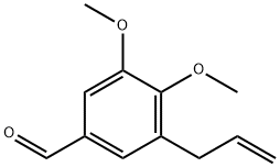 3-ALLYL-4,5-DIMETHOXY-BENZALDEHYDE Structure