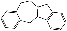 7,8,13,13a-テトラヒドロ-5H-イソインドロ[1,2-b][3]ベンゾアゼピン 化学構造式