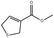 2,5-ジヒドロチオフェン-3-カルボン酸 メチル 化学構造式
