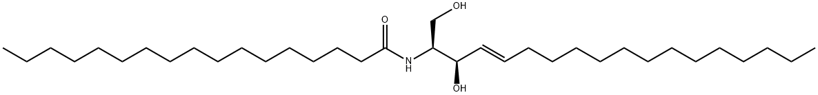 N-HEPTADECANOYL-D-ERYTHRO-SPHINGOSINE;C17 CERAMIDE (D18:1/17:0), 67492-16-4, 结构式