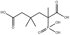 2,4,4-trimethyl-2-phosphonoadipic acid Struktur