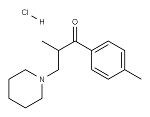 (-)-Tolperisone hydrochloride Structure