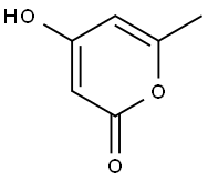4-羟基-6-甲基-2-吡喃酮,675-10-5,结构式