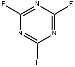2,4,6-トリフルオロ-1,3,5-トリアジン 化学構造式