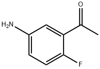 1-(5-アミノ-2-フルオロフェニル)エタノン 化学構造式