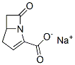 7-Oxo-1-azabicyclo[3.2.0]hept-2-ene-2-carboxylic acid sodium salt Structure