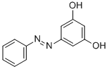フェニルアゾレソルシノール 化学構造式