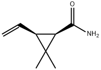 Cyclopropanecarboxamide, 3-ethenyl-2,2-dimethyl-, cis- (9CI) Structure