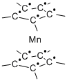 ビス(ペンタメチルシクロペンタジエニル)マンガン(II) 化学構造式