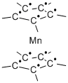 BIS(PENTAMETHYLCYCLOPENTADIENYL)MANGANESE Struktur