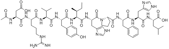 N-AcetylAngiotensinI(Human) Struktur