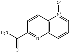 1,5-Naphthyridine-2-carboxamide,  5-oxide Structure