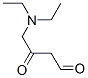Butanal, 4-(diethylamino)-3-oxo- (9CI) Structure