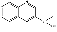 Silanol, dimethyl-3-quinolinyl- (9CI) Struktur