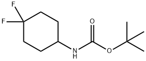 N-T-BOC-4,4-DIFLUOROCYCLOHEXYLAMINE Structure