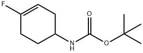 Carbamic acid, (4-fluoro-3-cyclohexen-1-yl)-, 1,1-dimethylethyl ester (9CI) Structure