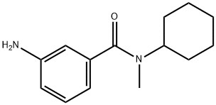 3-アミノ-N-シクロヘキシル-N-メチルベンズアミド 化学構造式