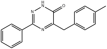 1,2,4-Triazin-6(1H)-one, 5-[(4-methylphenyl)methyl]-3-phenyl-|