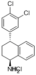(1S,4R)-N-Desmethyl Sertraline Hydrochloride, 675126-07-5, 结构式